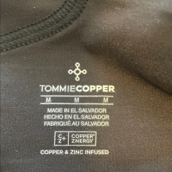 Tommie Copper High waisted Black Bike Shorts for Women medium new but washed - Picture 2 of 7